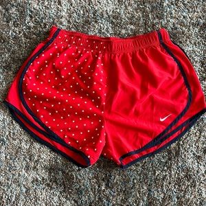 Red Nike Dri-Fit Shorts / Size M